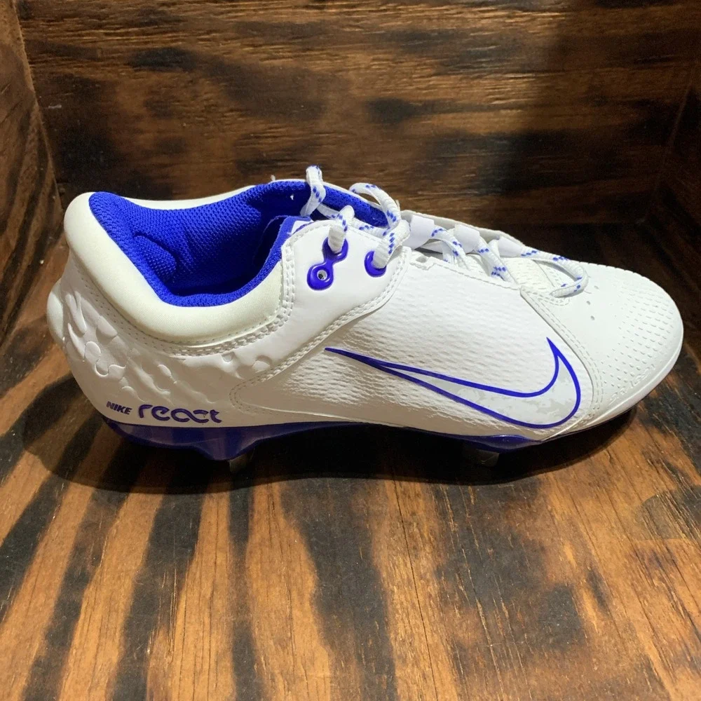 Nike Hyperdiamond 4 Elite White Softball‎ Cleats Women's Size 7  FZ0923-101 New